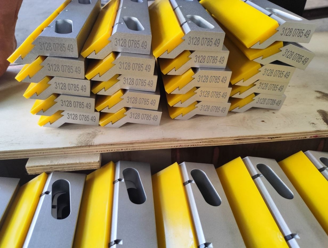 3128 0785 48 UND 3128 0785 49 HOLDER-SET 6063 ALUMINIUM-HOLDER-PROFILE PATINE-PERFIL 3250MM ALUMINIUM-EXTRUDIERTE Profile