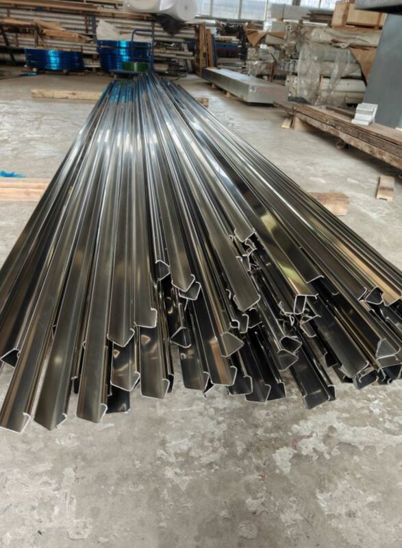7005 Aluminiumlegierung 4800MM Länge Aluminium extrudiertes Profil für hydraulischen Felsbohrgerät Vorschubträger